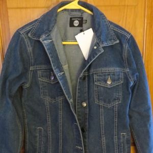 NWT Boohoo Womens Janie Oversize Denim Jacket SZ 2